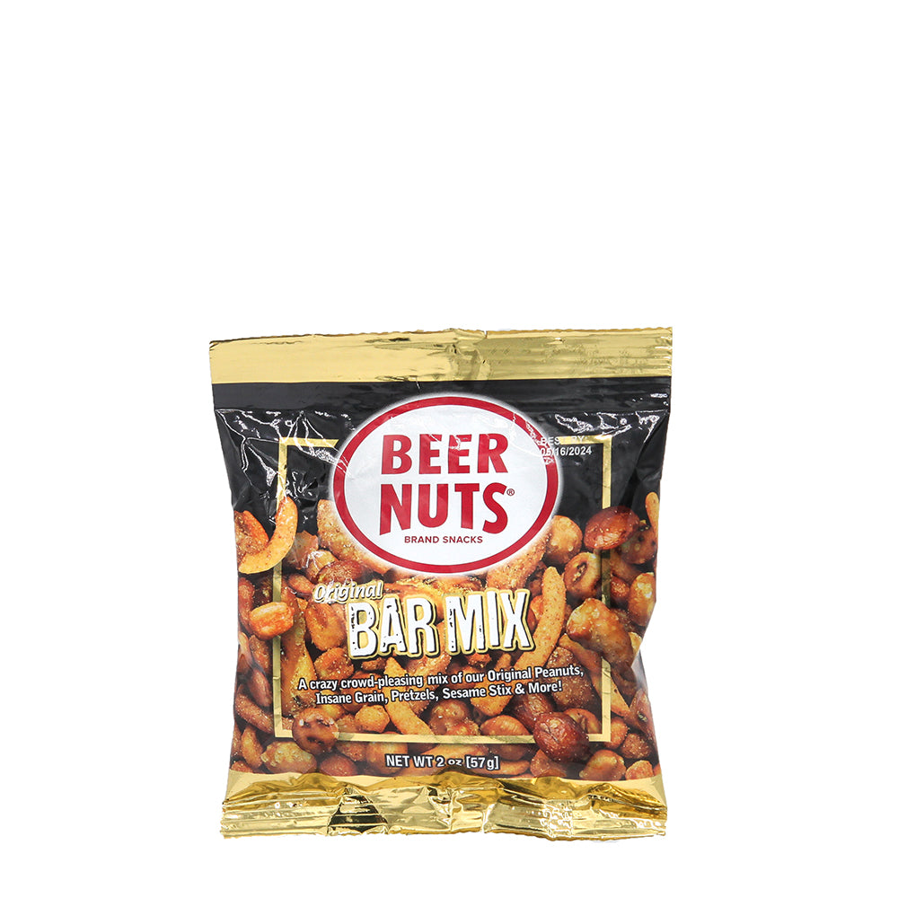 BEER NUTS® Brand Snacks | Original Bar Mix - 2 oz. Bag | BEERNUTS.com