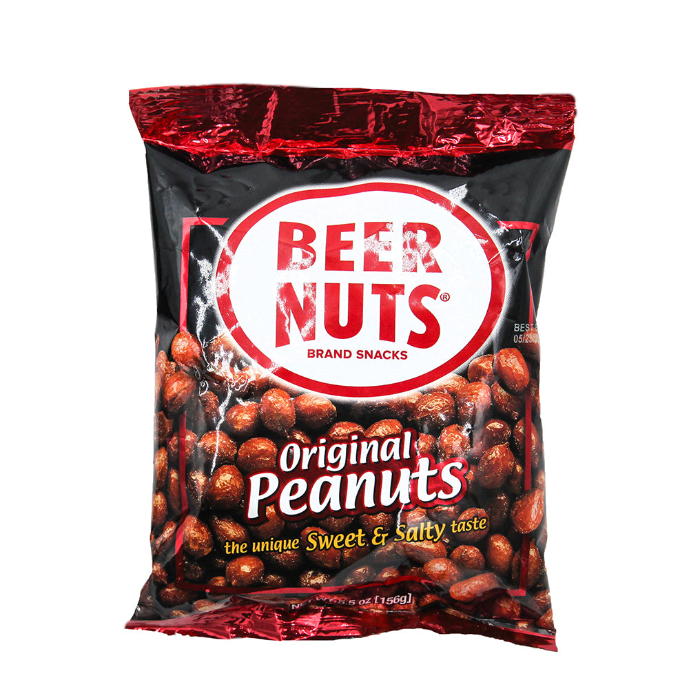 BEER NUTS® Brand Snacks | Original Peanuts – 5.5 oz. Bag 