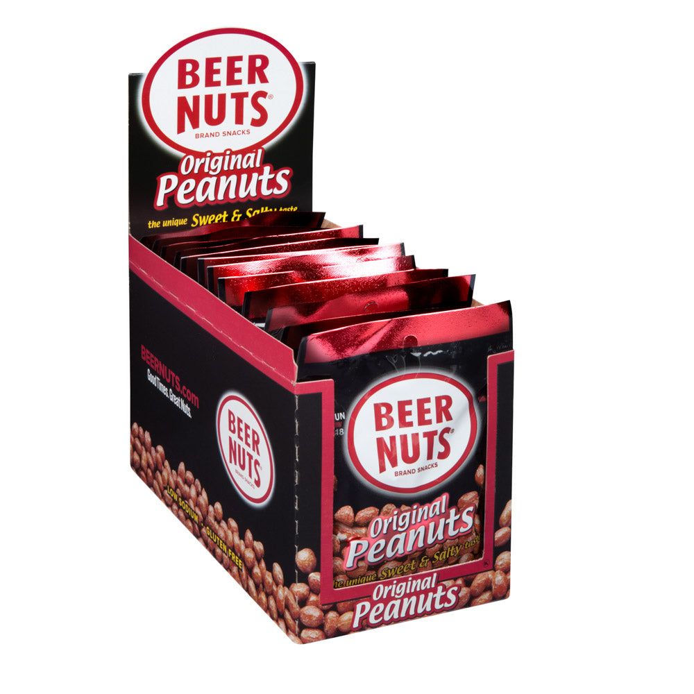 Original Peanuts Bag Display- 2oz Bags – BEER NUTS® Brand Snacks
