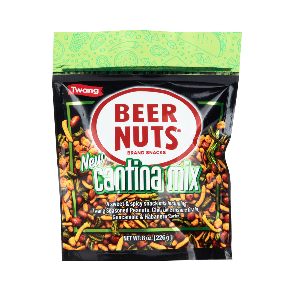 BEER NUTS® Brand Snacks, Classic Can Cooler - Black