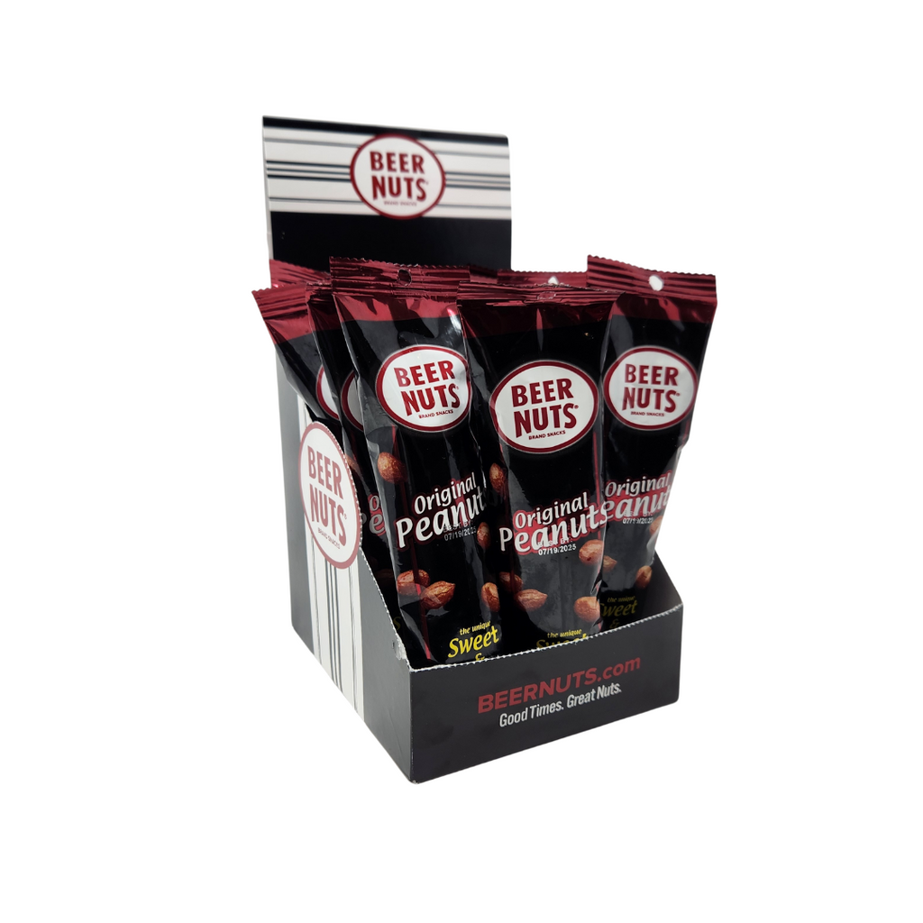 Original Peanut 1.75oz Tube Display – BEER NUTS® Brand Snacks