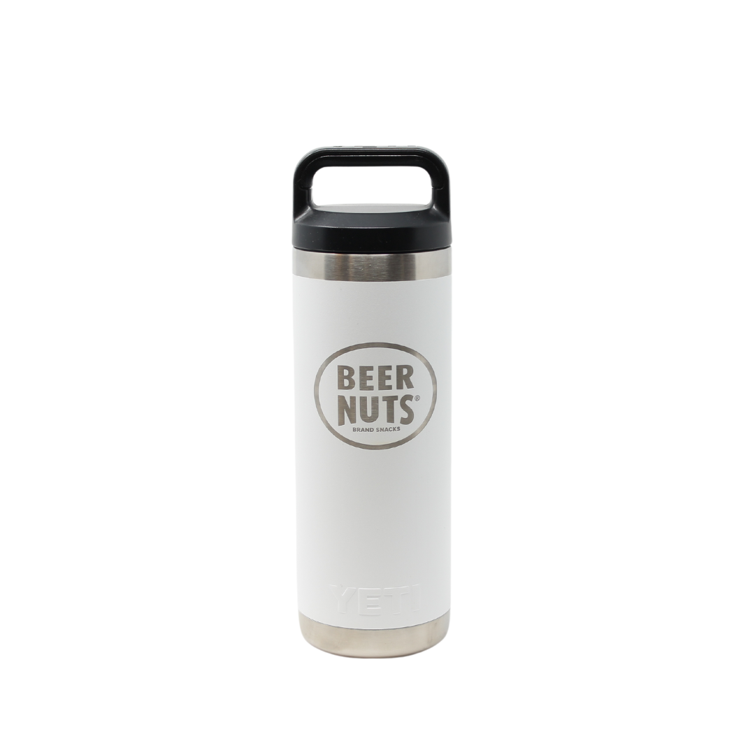 White 18oz Yeti Rambler