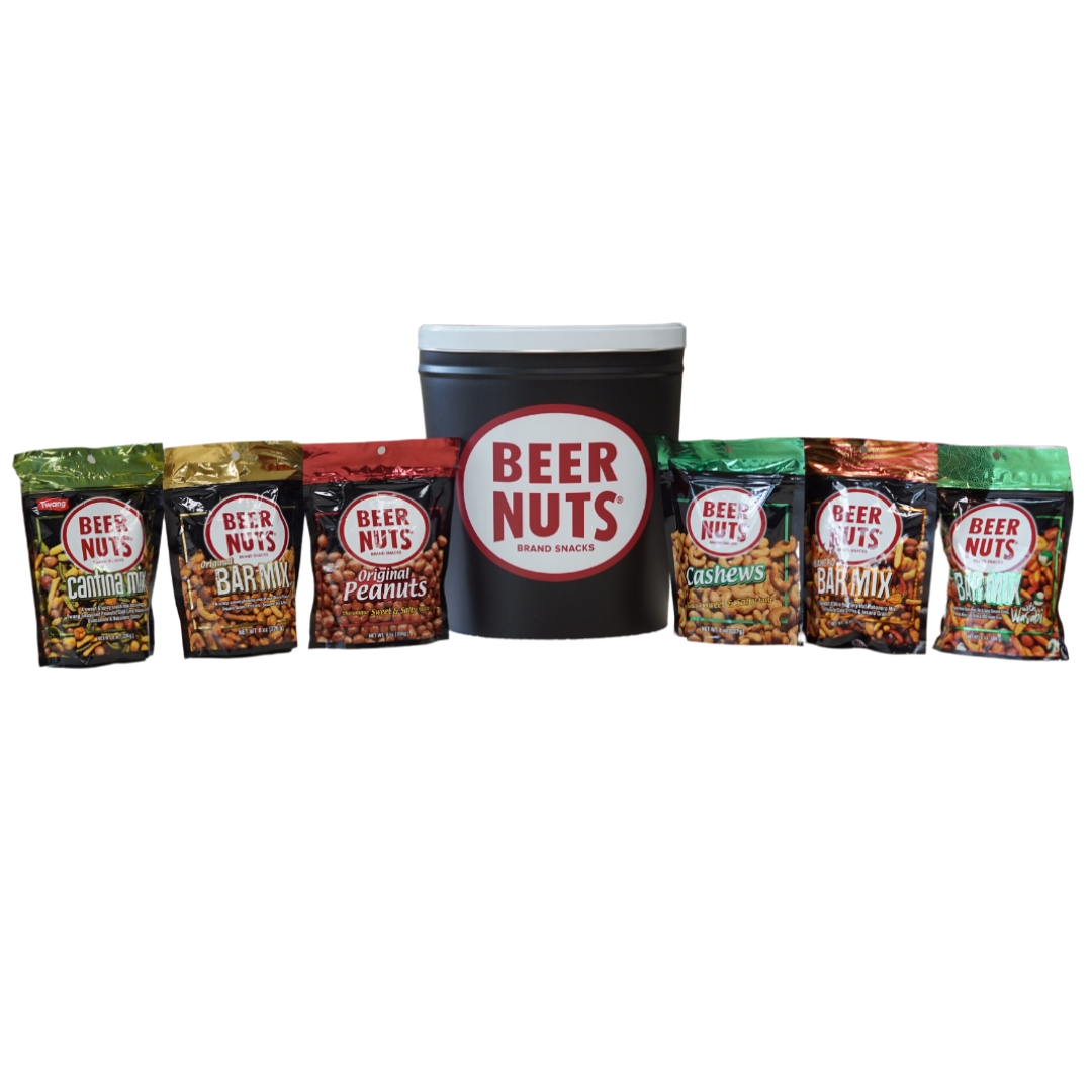 BEER NUTS® Brand Snacks | Bar Mix with Wasabi – Beer Bottle Bag BEER NUTS® Brand Snacks | Bar Mix with Wasabi – Beer Bottle Bag