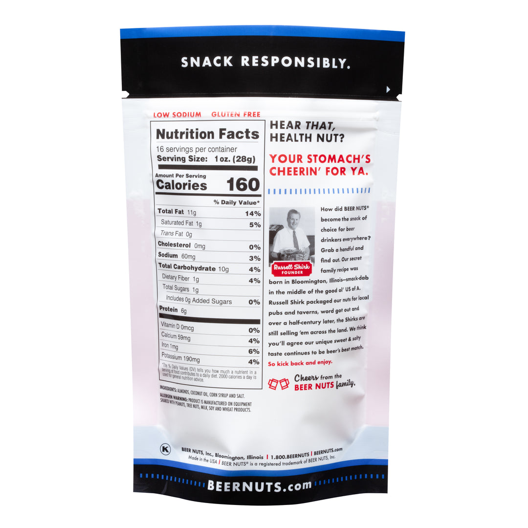 Almonds - 16 oz. Retro Bag