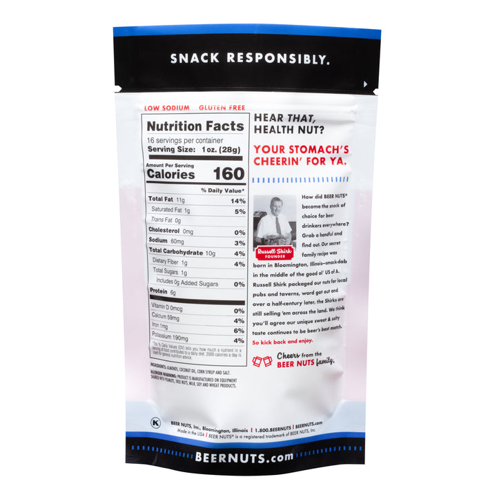 Almonds - 16 oz. Retro Bag