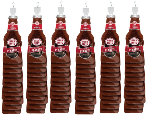 Original Peanuts 1.75 oz. 12-Count Beer Bottle Bag Clip Strips - Case of 6